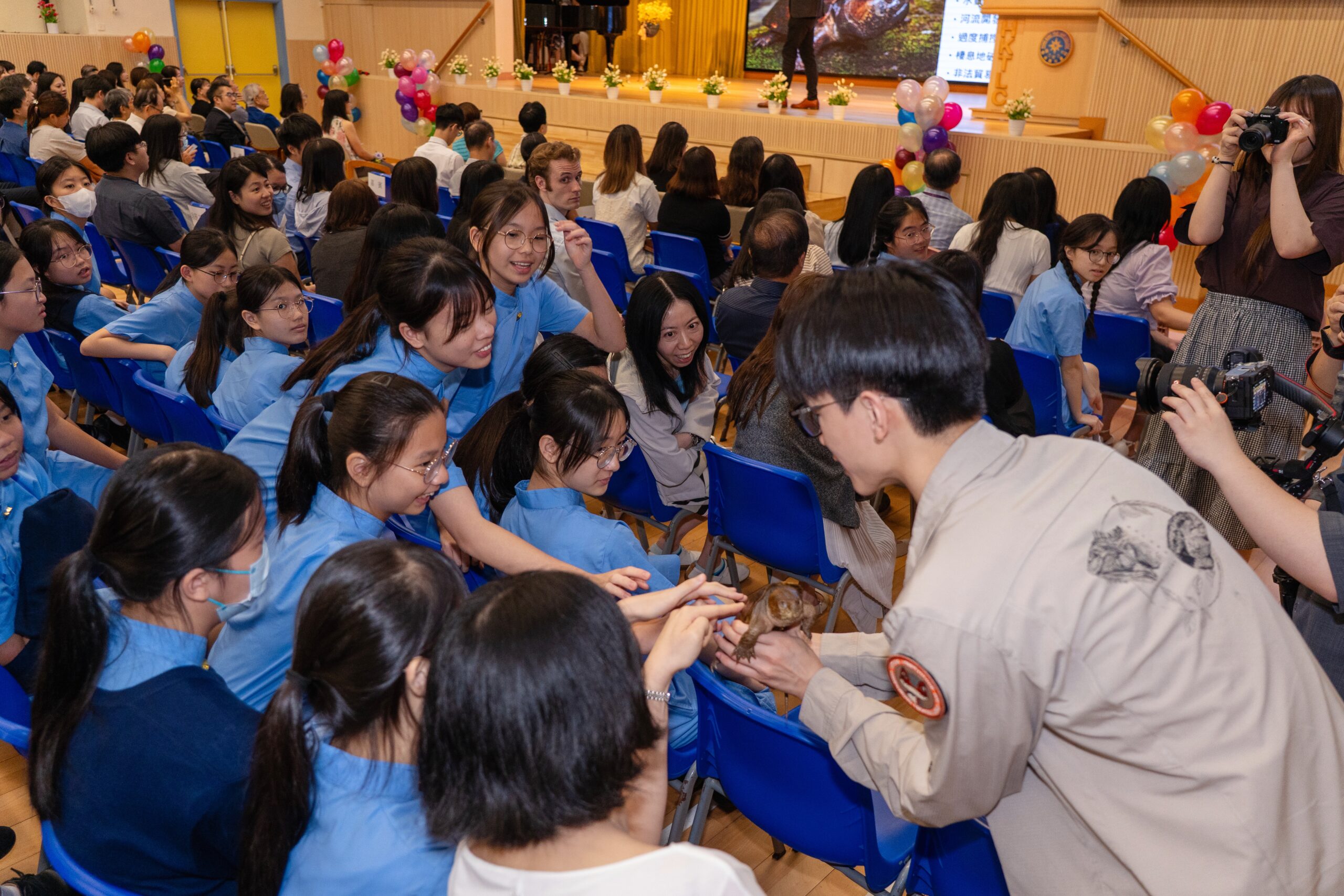 生動的生物展示鼓勵同學學懂珍惜自然